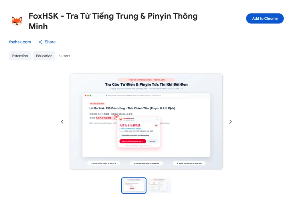 Bước 1: Ấn Add to Chrome